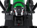 Pojazd MEGA Traktor D68 Z Przyczepką Zielony