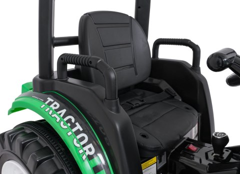 Pojazd MEGA Traktor D68 Z Przyczepką Zielony