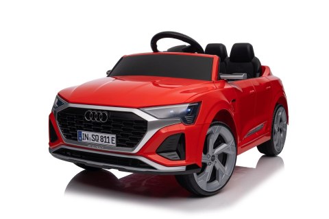 Auto Audi SQ8 czerwone na akumulator dla dzieci + pilot 2,4 GHz
