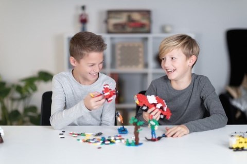 Klocki Plus-Plus Mini_1200_MIX ( Basic, Neon, Srebrne, Złote i Świecące w ciemności) SUPER SET USZKODZONE OPAKOWANIE RABAT 10%