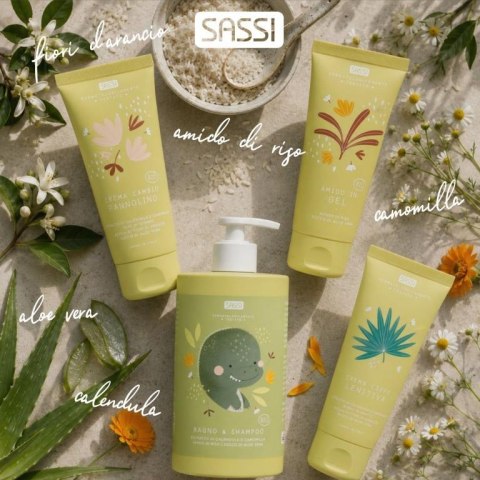 Krem na odparzenia dla niemowląt Sassi Dino 100ml