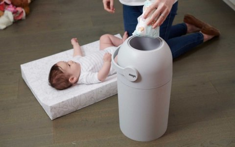 MAGIC MA-C110WH Kosz na zużyte pieluchy Magic Majestic biały na 25 pieluch + worki