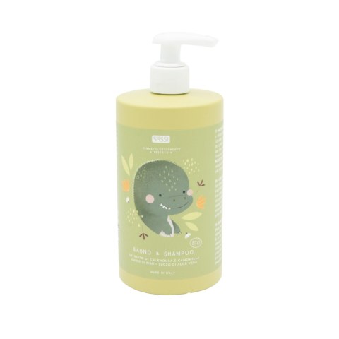 Płyn do kąpieli i szampon 2w1 SASSi 500ml Dino