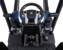 Pojazd MEGA Traktor D68 Z Przyczepką Niebieski