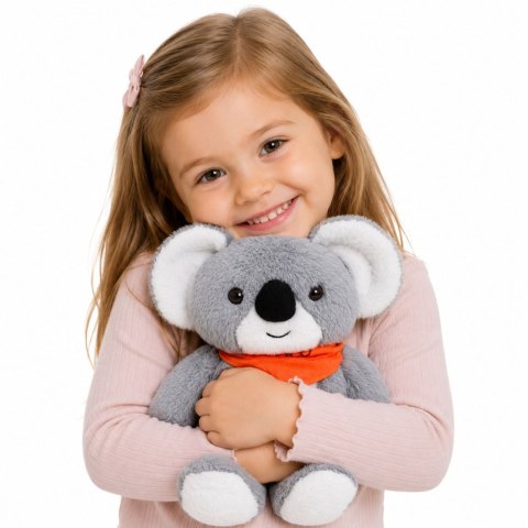 Miś Koala Pluszak Obciążeniowy Terapeutyczny Maskotka 1.3 KG Szary 35 cm