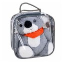 Miś Koala Pluszak Obciążeniowy Terapeutyczny Maskotka 1.3 KG Szary 35 cm