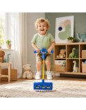 WOOPIE 100437 Piankowy skoczek pogo niebieski dinozaur
