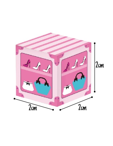 WOOPIE 58984 Klocki magnetyczne sześciany magnesy 86 el.