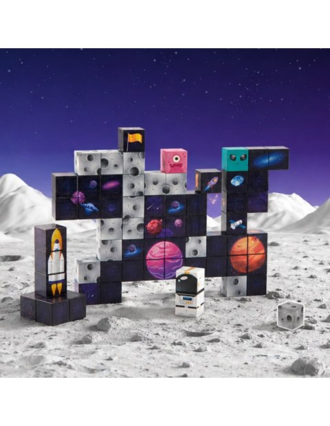 WOOPIE 58991 Magnetyczne kostki konstrukcyjne Kosmos