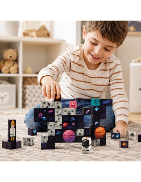 WOOPIE 58991 Magnetyczne kostki konstrukcyjne Kosmos