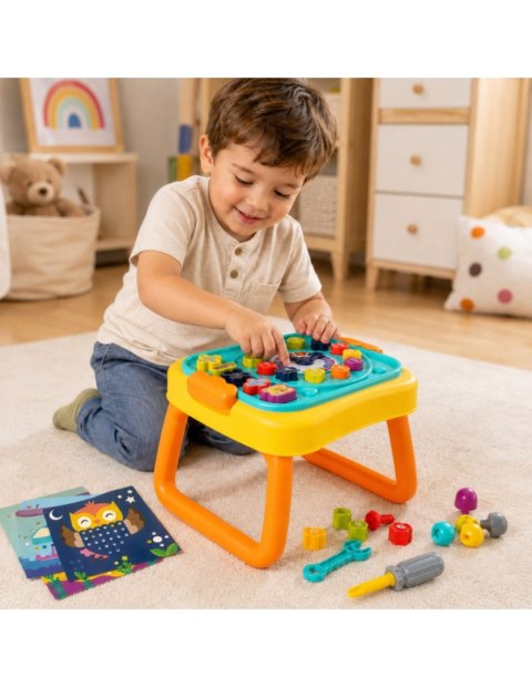 WOOPIE 59547 Interaktywny Stolik edukacyjny warsztat i tablica suchościeralna
