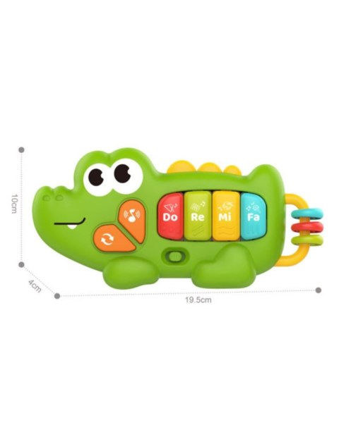 WOOPIE BABY 59158 Pianinko interaktywne krokodyl
