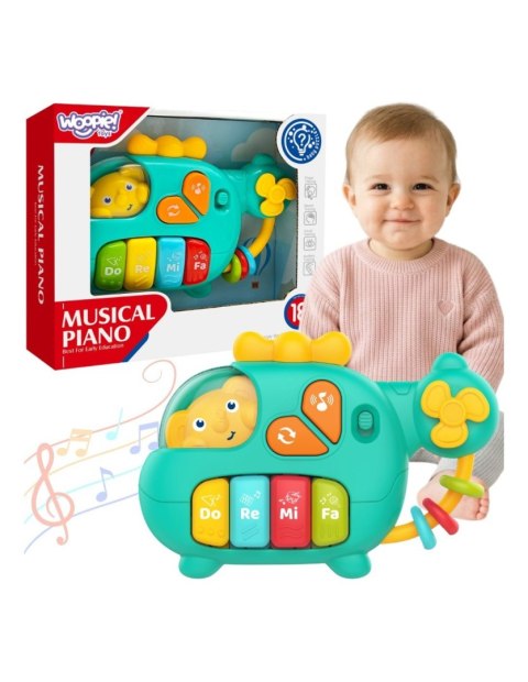 WOOPIE BABY 59172 Pianinko interaktywne helikopter