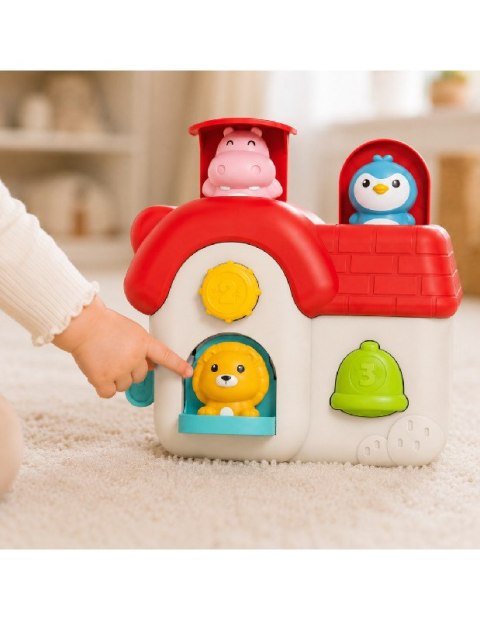 WOOPIE BABY 59370 Interaktywny domek Pop-Up zwierzątka