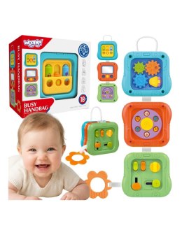 WOOPIE BABY 59387 Kostka sensoryczna manipulacyjna 6w1