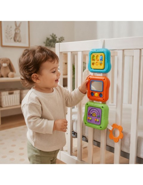 WOOPIE BABY 59387 Kostka sensoryczna manipulacyjna 6w1