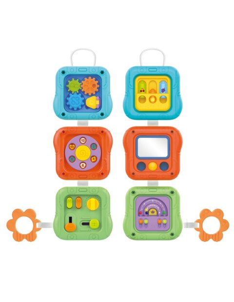 WOOPIE BABY 59387 Kostka sensoryczna manipulacyjna 6w1