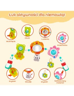 WOOPIE BABY 59455 Łuk sensoryczny z zabawkami do łóżeczka