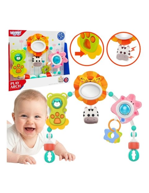 WOOPIE BABY 59462 Łuk sensoryczny słoń papuga