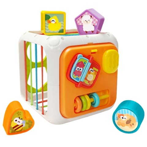 WOOPIE BABY Kostka Edukacyjna Sorter 4w1 Kształty 18m+