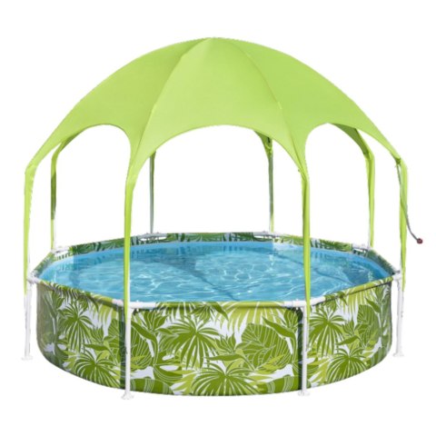 Basen Ogrodowy Stelażowy Dla Dzieci 244 cm x 51 cm Bestway 56432 Zielony