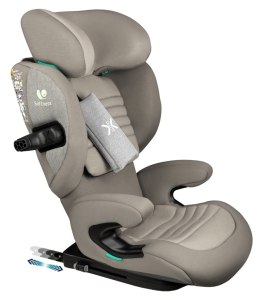 ELISEO Capuccino Renolux - Premium fotelik samochodowy Isofix R129 i-Size 100-150 cm z funkcją odchylenia