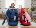 ELISEO Capuccino Renolux - Premium fotelik samochodowy Isofix R129 i-Size 100-150 cm z funkcją odchylenia
