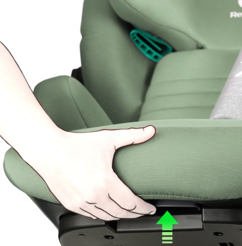 ELISEO Garden Renolux - Premium fotelik samochodowy Isofix R129 i-Size 100-150 cm z funkcją odchylenia
