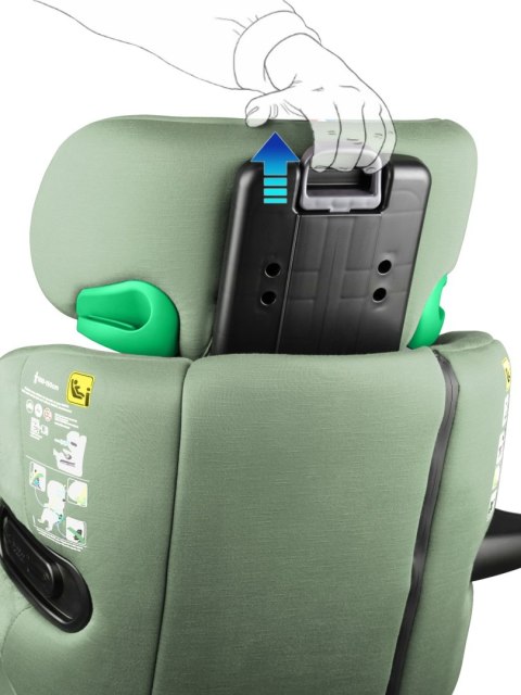 ELISEO Garden Renolux - Premium fotelik samochodowy Isofix R129 i-Size 100-150 cm z funkcją odchylenia