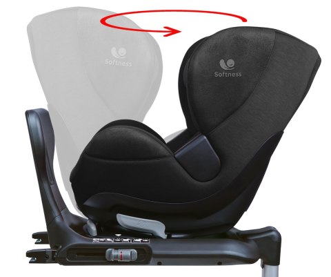 Fotelik Obrotowy Renolux Gaia CARBON i-Size (40-105 cm) z Softness®