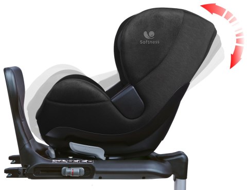 Fotelik Obrotowy Renolux Gaia CARBON i-Size (40-105 cm) z Softness®