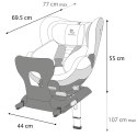 Fotelik Obrotowy Renolux Gaia CARBON i-Size (40-105 cm) z Softness®