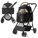 Qppet Wózek dla zwierząt Bobbie Pet Black 6961 QP-10 C