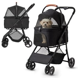 Qppet Wózek dla zwierząt Bobbie Pet Black 6961 QP-10 C