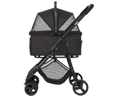 Qppet Wózek dla zwierząt Bobbie Pet Black 6961 QP-10 C