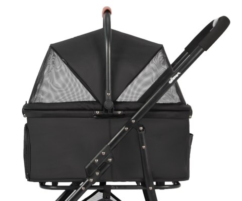 Qppet Wózek dla zwierząt Bobbie Pet Black 6961 QP-10 C