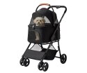 Qppet Wózek dla zwierząt Bobbie Pet Black 6961 QP-10 C