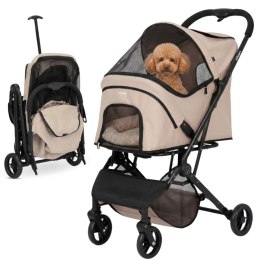 Qppet Wózek dla zwierząt Pettie Pet Beige 6960 QP-11