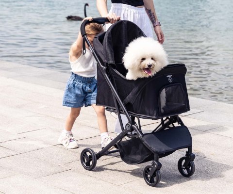 Qppet Wózek dla zwierząt Pettie Pet Black 6959 QP-11