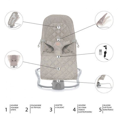 MOYO leżaczek Diamond Beige