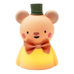 Taf Toys Lampka Nocna Mały Miś - silikonowa, łagodna lampka dla niemowląt