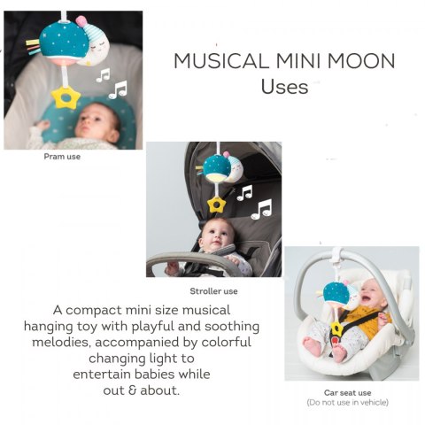 Taf Toys Mini Księżyc - Pozytywka z Białym Szumem i Gryzakiem