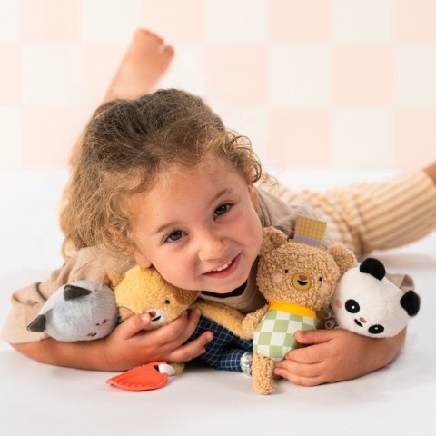 Taf Toys Miś Brendon - przytulanka sensoryczna z liściem-gryzakiem dla niemowląt