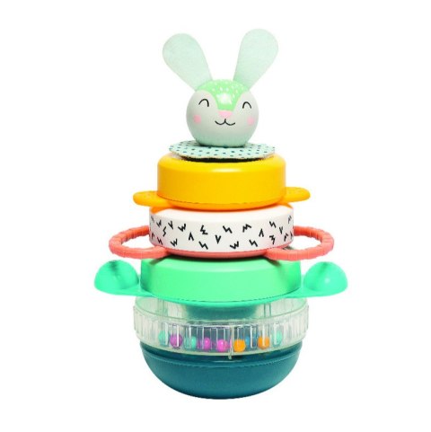 Taf Toys Piramida Króliczek Hunny - Kolorowa Układanka dla Niemowląt 9m+