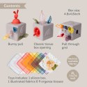 Taf Toys Pojemnik z Wyskakującymi Chusteczkami - Interaktywna Zabawka Sensoryczna