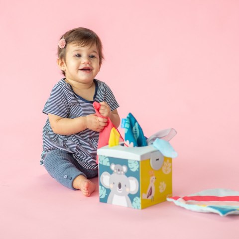 Taf Toys Sensoryczne Pudełko na Chusteczki - Zabawa i Rozwój