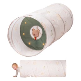Taf Toys Świecący Tunel Glow & Go z Misiem - sensoryczna zabawka do raczkowania i leżenia na brzuszku od 6 mc