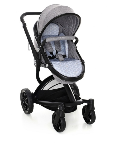 SYDNEY WÓZEK UNIWERSALNY 2W1 COTO BABY + adaptery maxi-cosi - grey