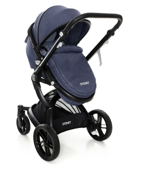 SYDNEY WÓZEK UNIWERSALNY 2W1 COTO BABY + adaptery maxi-cosi - jeans / navy