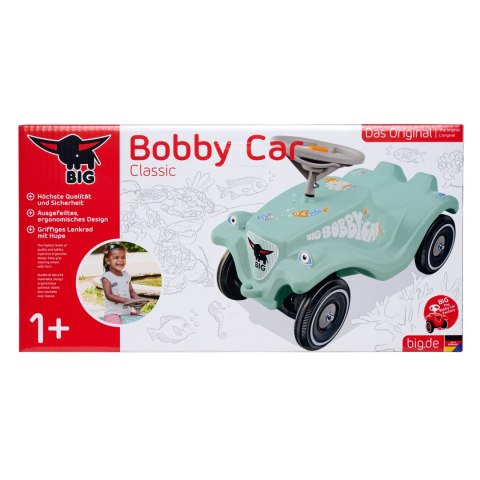 BIG Jeździk Bobby Car Classic Miętowy Auto Popychacz Ocean Klakson 12m+